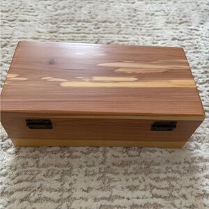 New handmade wood jewelry box each piece